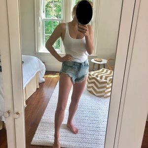 Free People High rise shorts